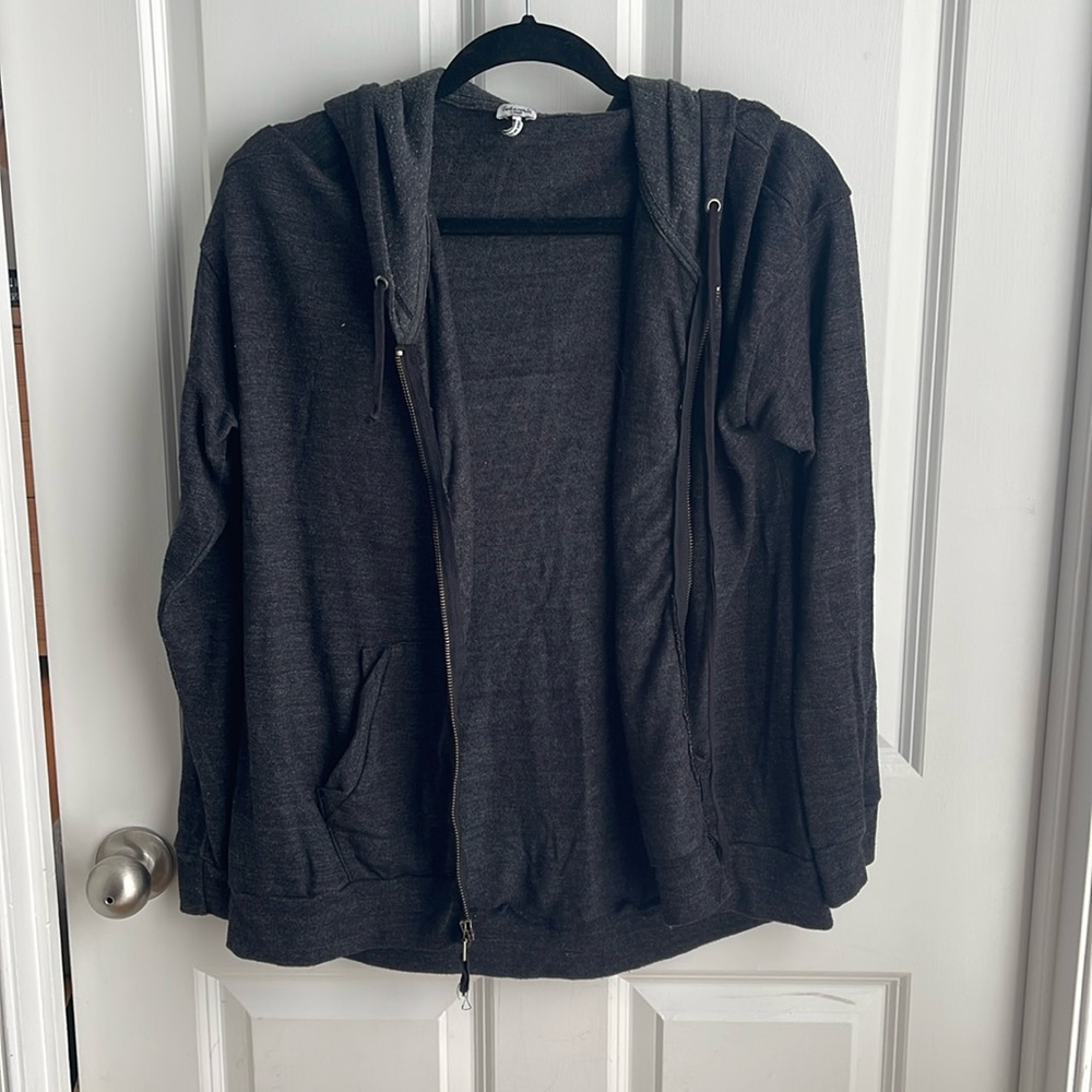 Black Splendid Zip Up Jacket